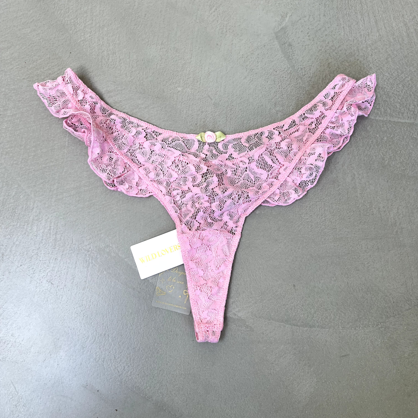 Urban Outfitters Wild Lovers Pink Daisy Brief. Pink. XL. RRP £48 New with tags.