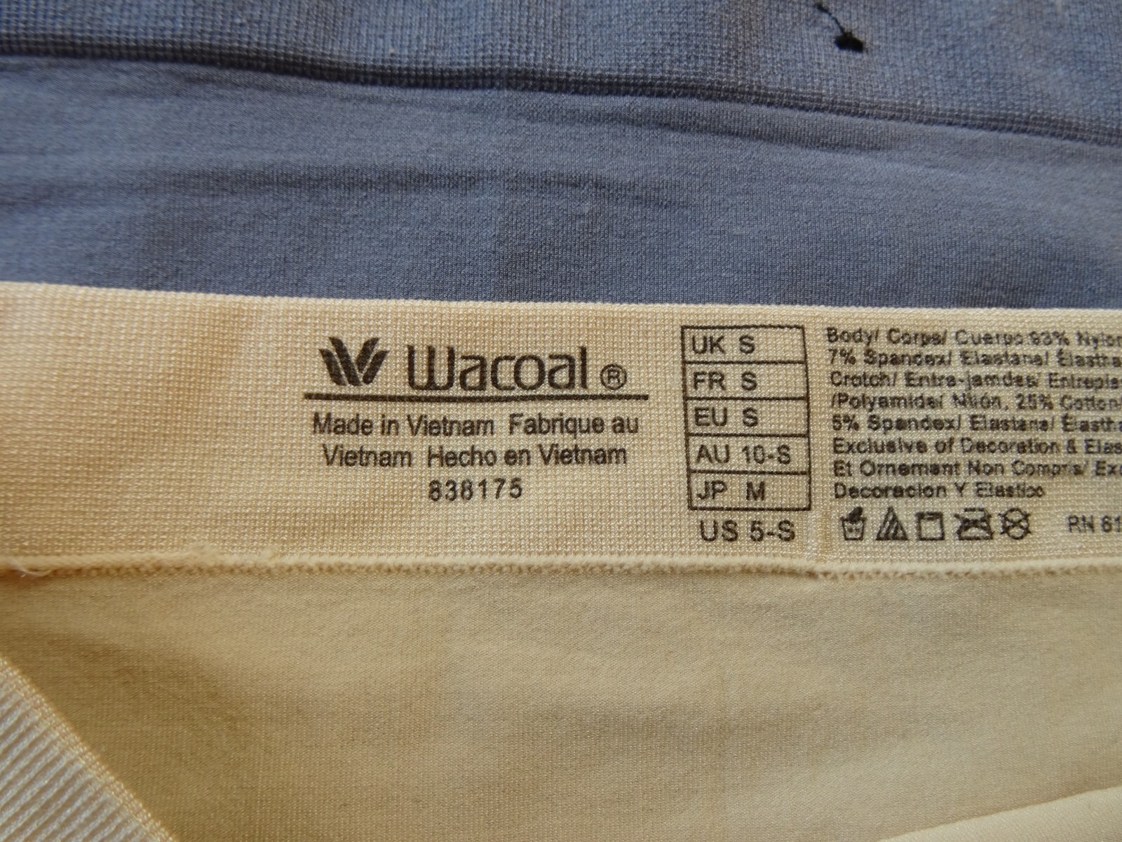Wacoal 838175# B-Smooth Full Brief 3-Pack Panties US Size S