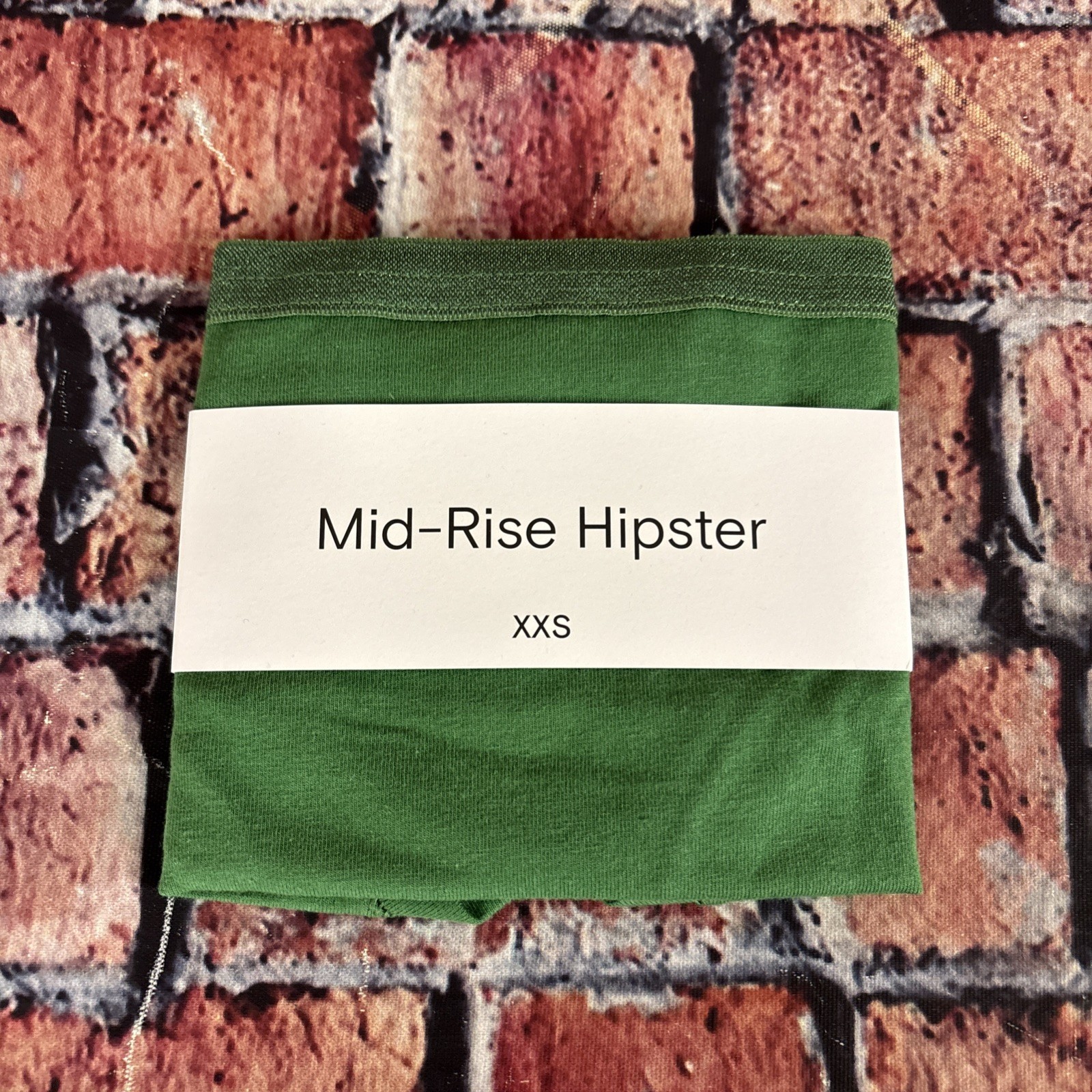 Knickey (now Subset) Mid-Rise Hipster Underwear Fig Leaf Women Organic Cotton
