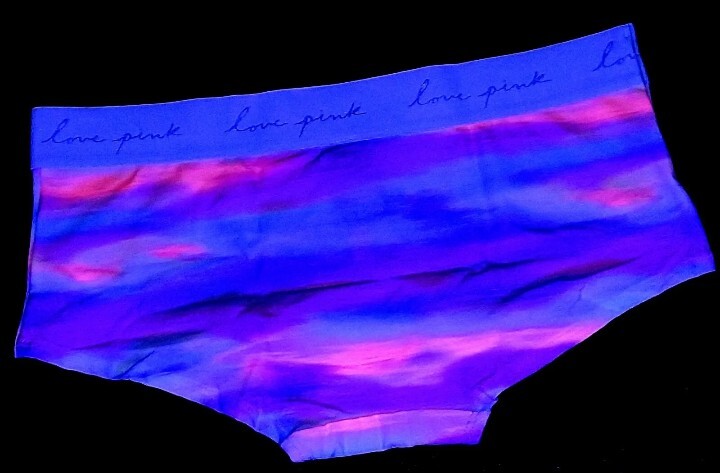 Victoria’s Secret PINK LOT OF 2 Neon Rainbow Logo Butterfly S M L XL XXL Panties