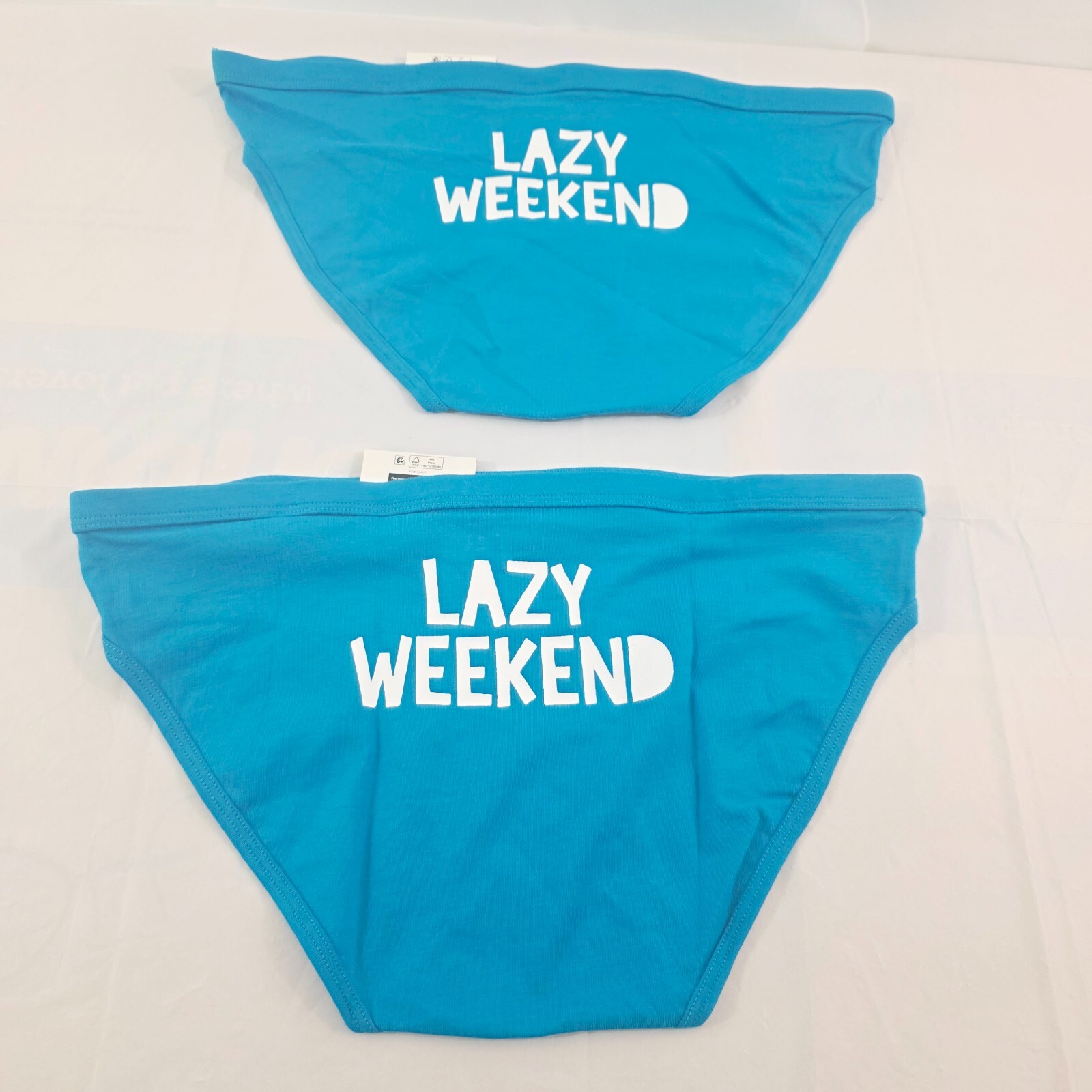 No Boundaries 3-Pack Cotton Spandex Lazy Weekend Bikini Panties – Size Medium