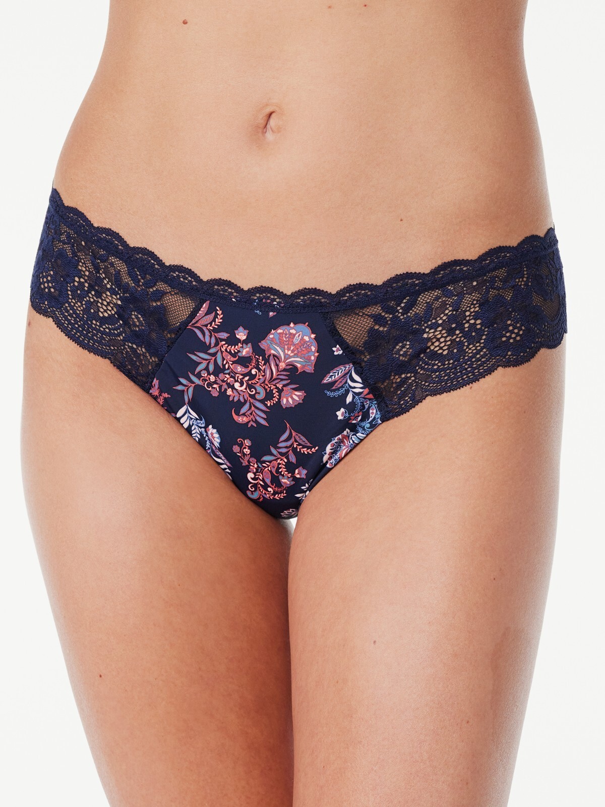 Joyspun 3-Pair Womens Thong Underwear Panties Nylon Blend ~XXX Large 22/X Small2