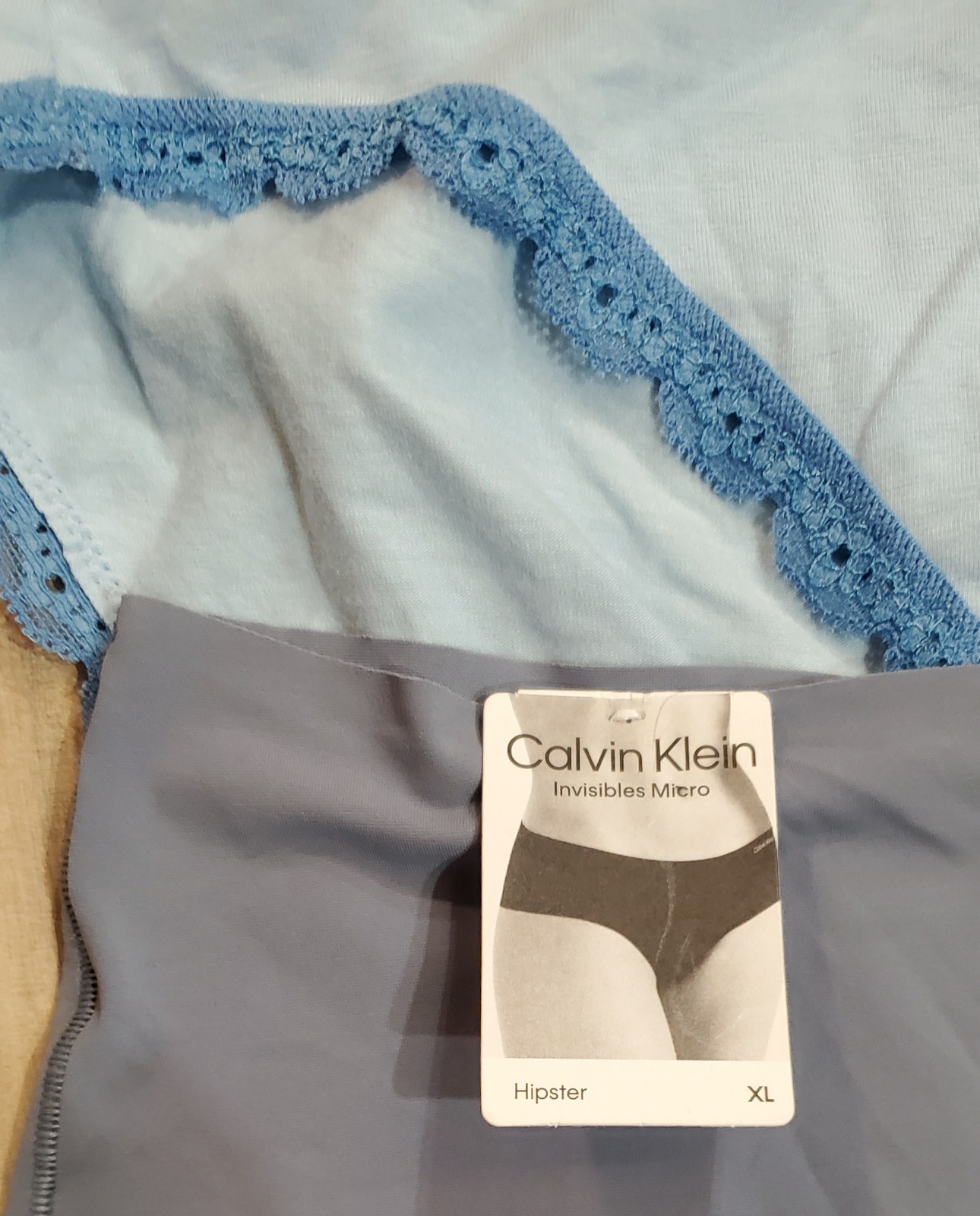 Lot of 3 Women’s Panties Calvin Klein b.tempt’d Vanity Fair Size 8/X-Large