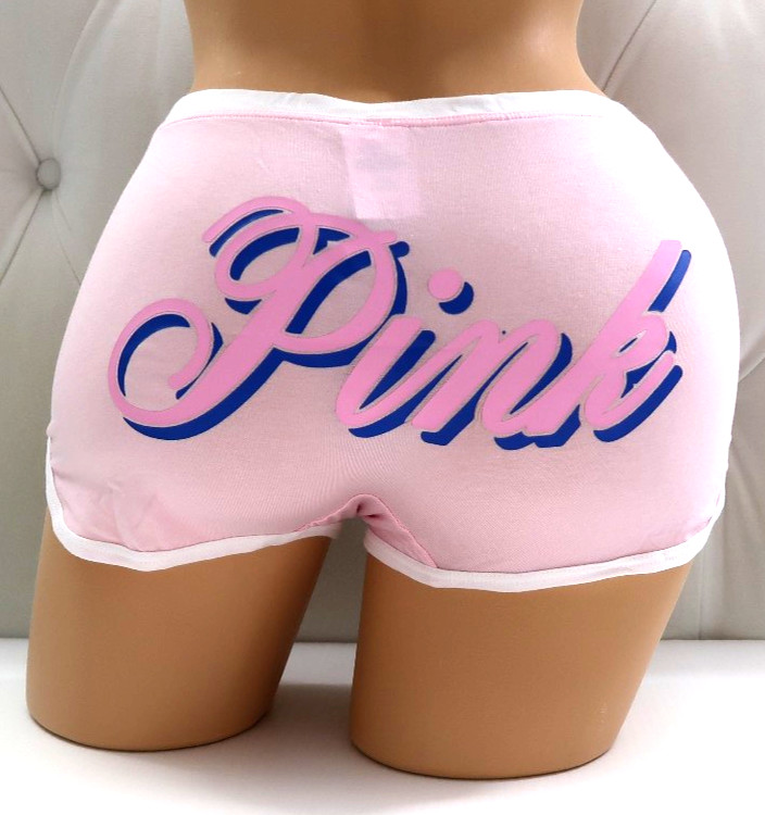Victoria’s Secret Pink Cotton Dorm Boyshort Panty Coconut Pink M L XL XXL