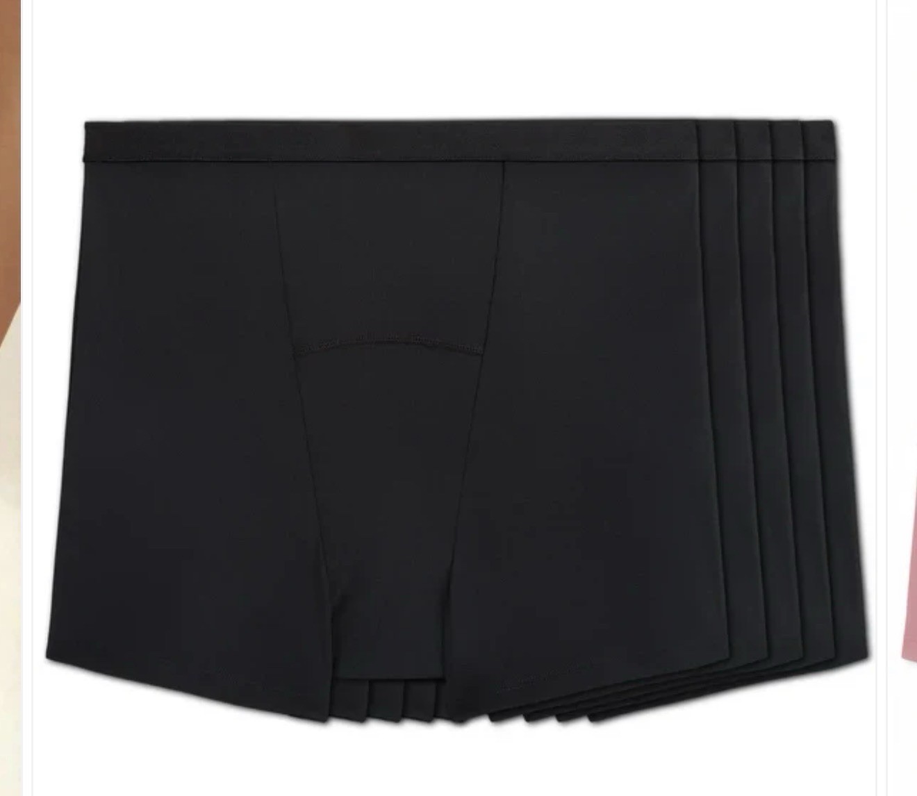 Everdries Leakproof Boyshorts Period Underwear 5 Pair Bundle XXL Black New