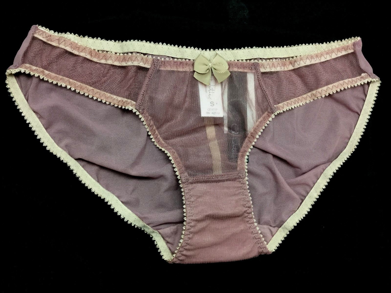Claudette Dessous Mesh Bikini Panty Brief Lingerie Panties Twilight Matchstick
