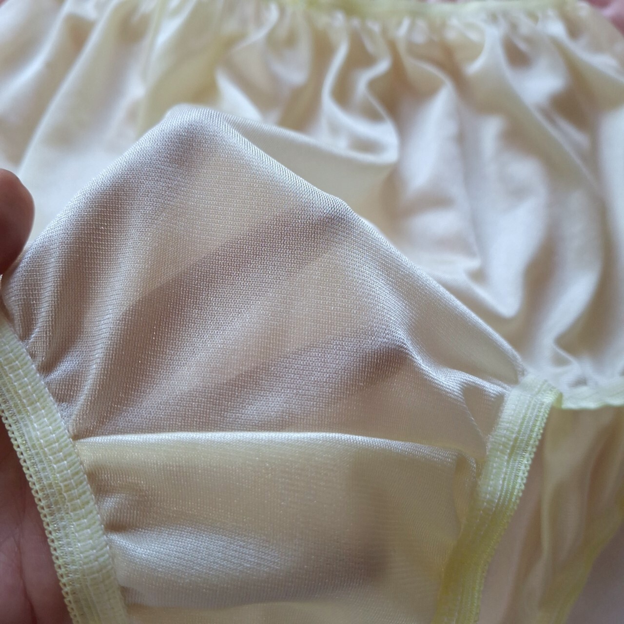 5 Large Underwear Soft Silky Nylon Smooth Briefs Woman Man High Waist 42″-50″