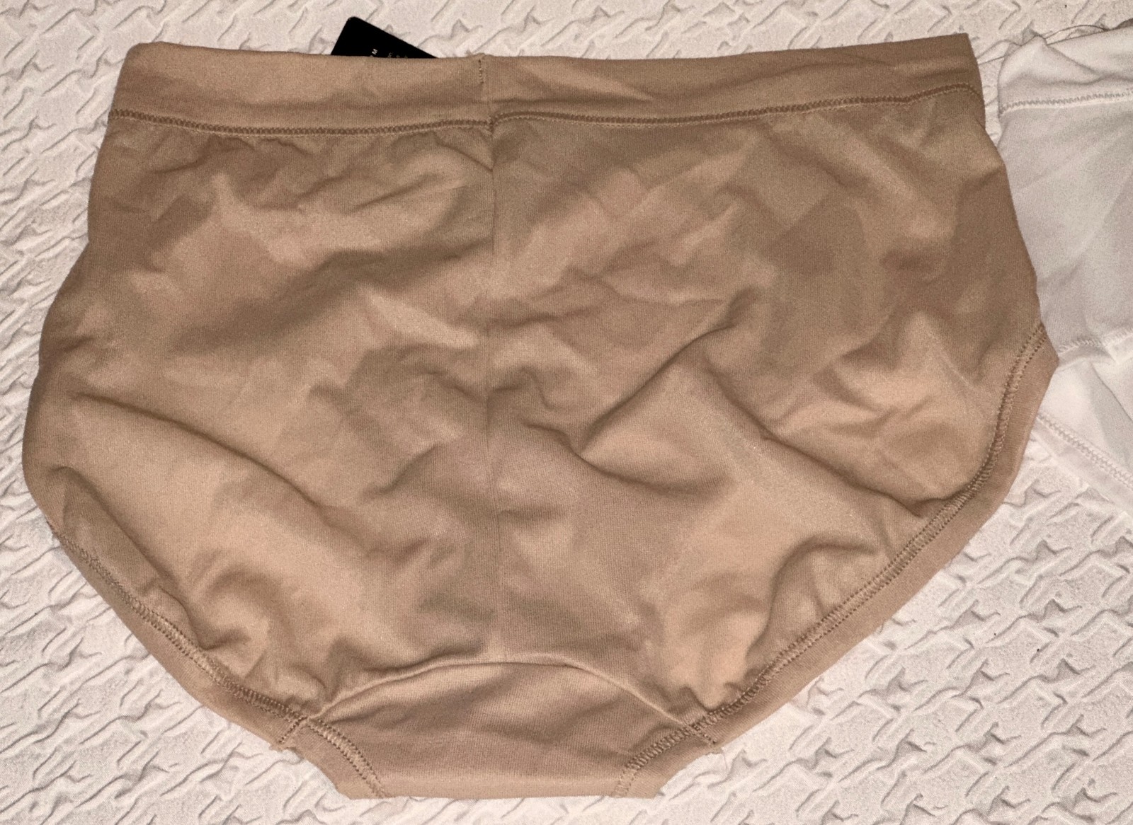 BALI One Smooth U Second Skin White Nude Sandshell Hi Cut Panty Womens S 5 2XL 9
