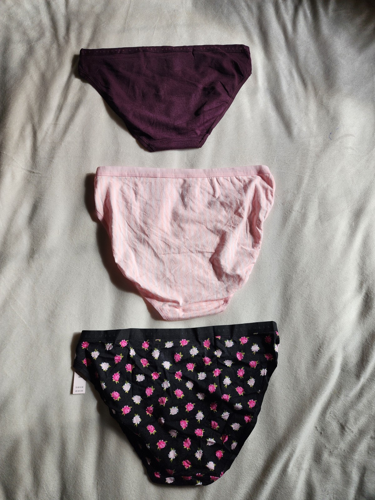 5 pairs size M/M Victoria’s Secret hiphuggers vintage RN54867 CA 67359 India
