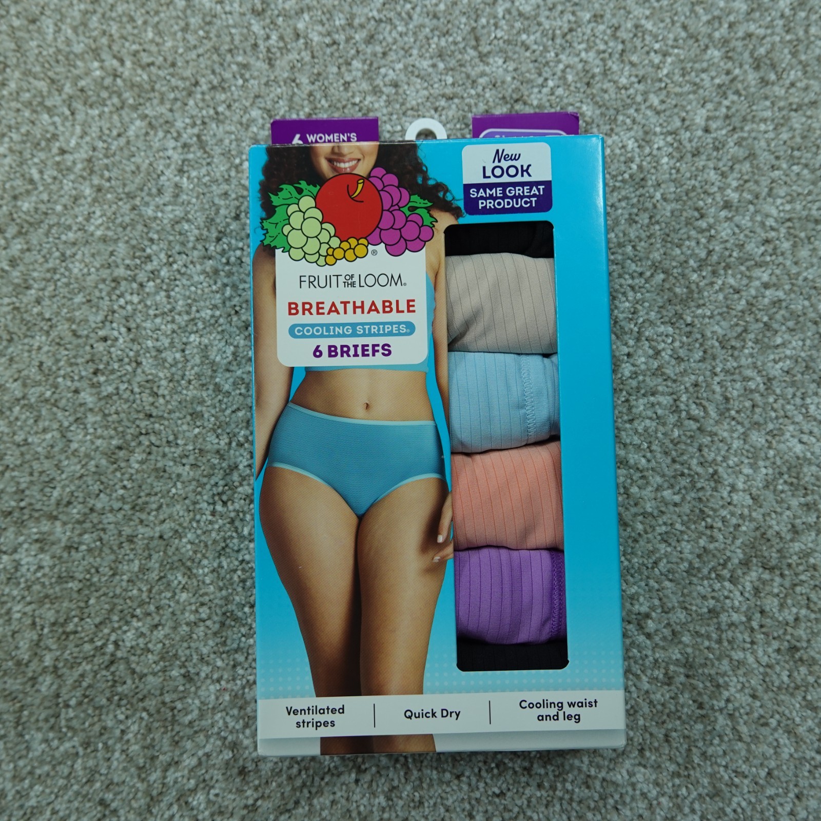 Fruit Of The Loom Underwear Womens 8 Extra Large Briefs Breathable 6 Pairs