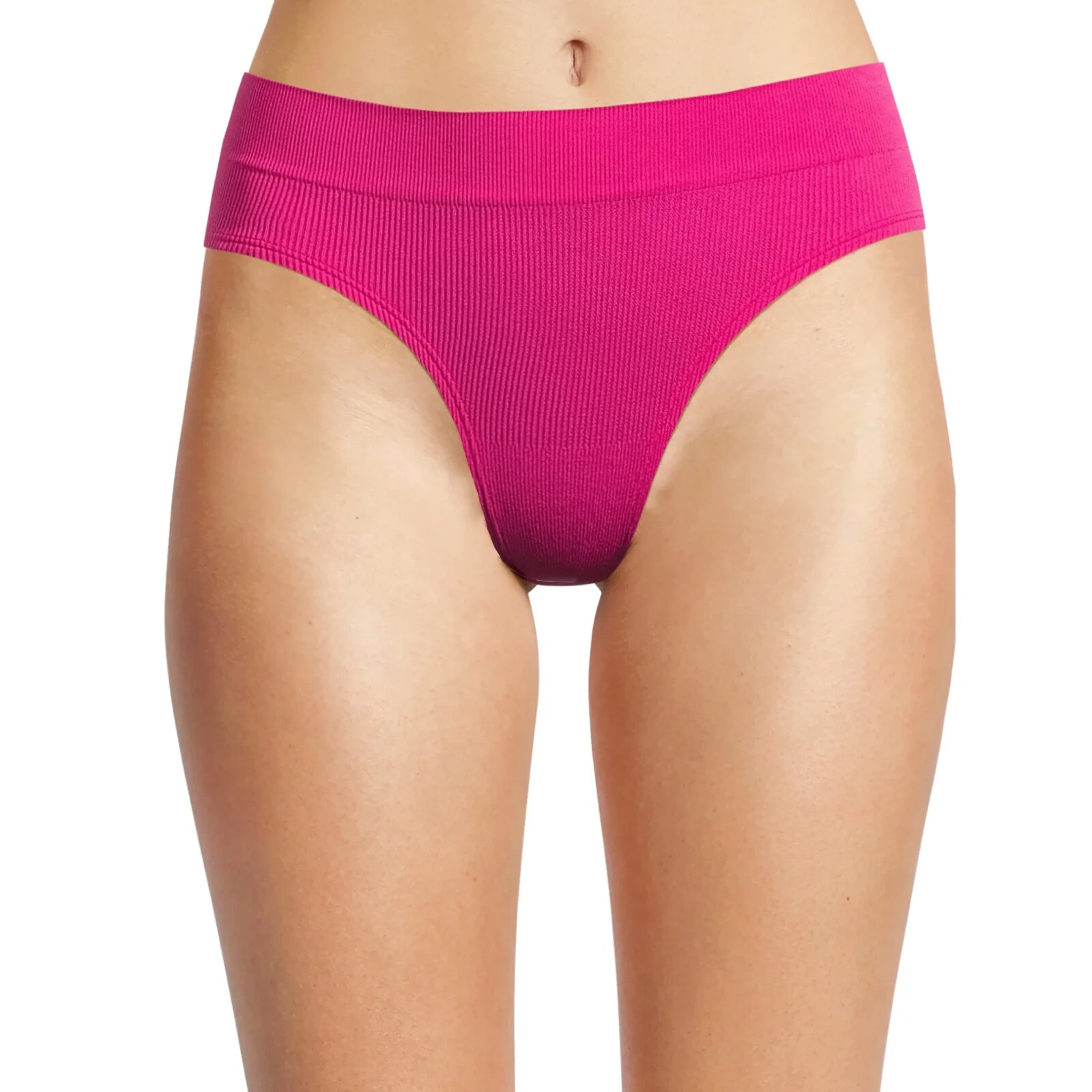 No Boundaries Women’s Seamless Hipster Panties Size MEDIUM Fuchsia Thrill New