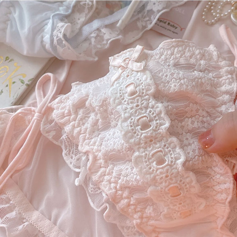Lolita retro ribbon sweet cute Panties Briefs Underwear Underpants Women Japanes