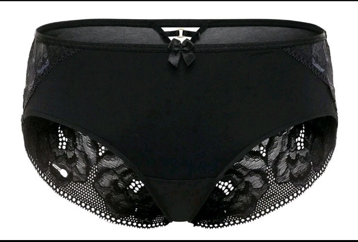 Adore Me Women’s 3X 2-Pack Evalynn Cheeky & Brazilian Panties PINK BLACK #10726