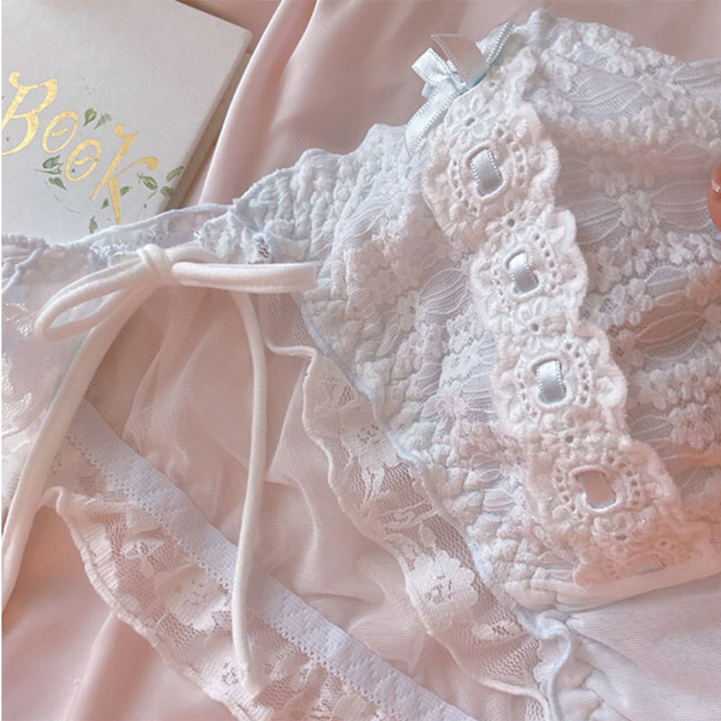 Lolita retro ribbon sweet cute Panties Briefs Underwear Underpants Women Japanes