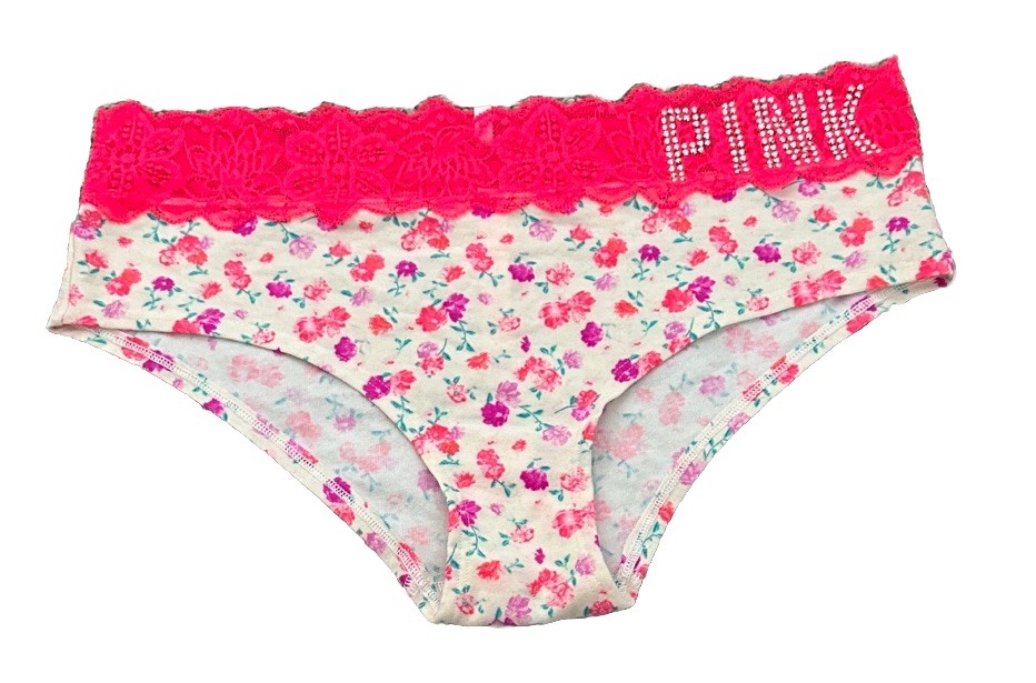 PINK Victoria’s Secret Multicolor Floral Hipster Panty Size Large NWT