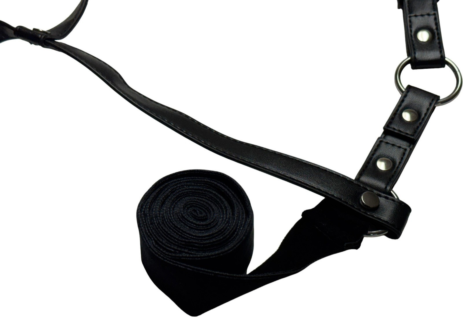 Disturbia Natalia Ribbon Wrap Harness Black Women’s M/L Gothic