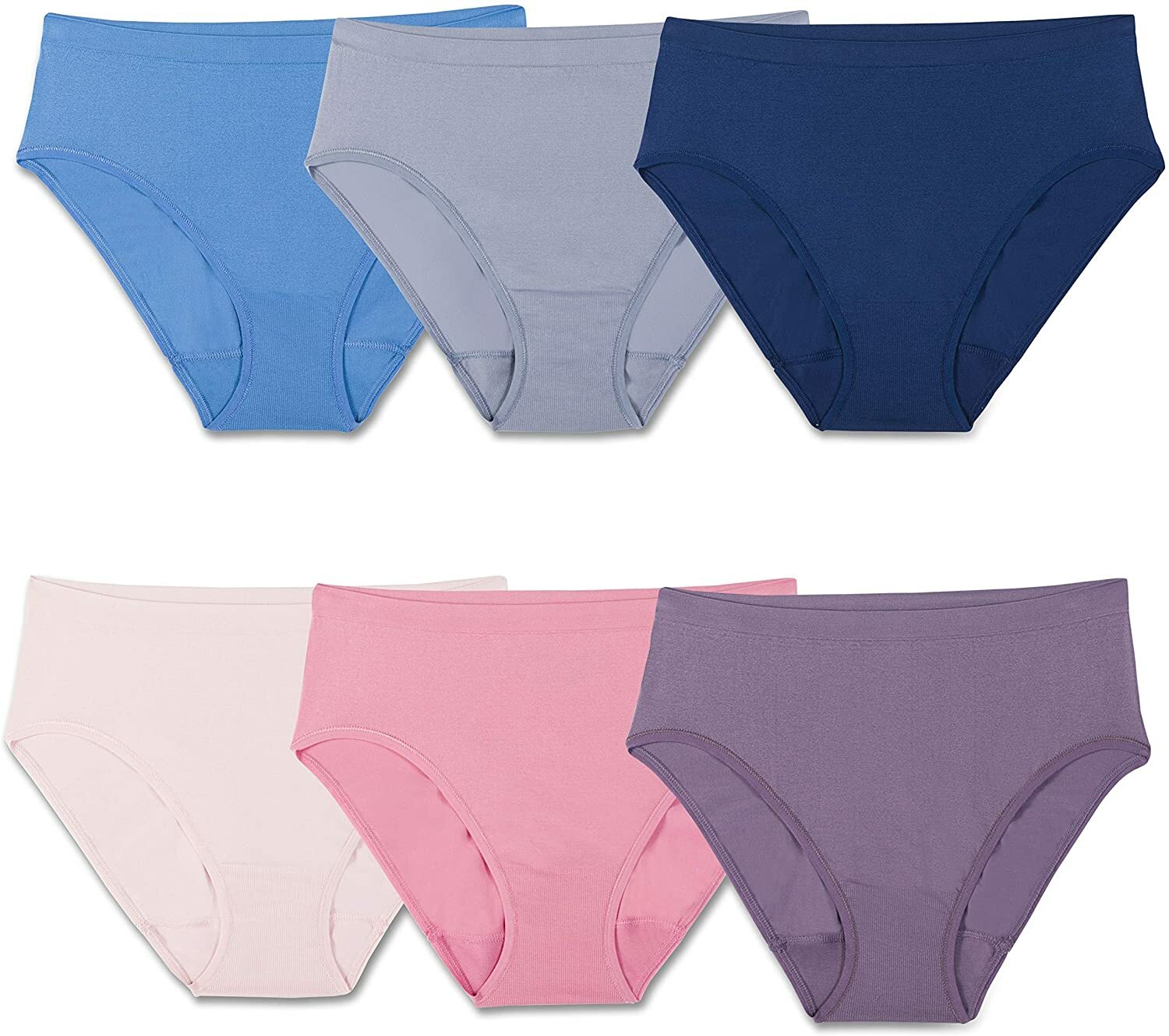 Fruit of the Loom Women’s Seamless Panties with 360 Stretch