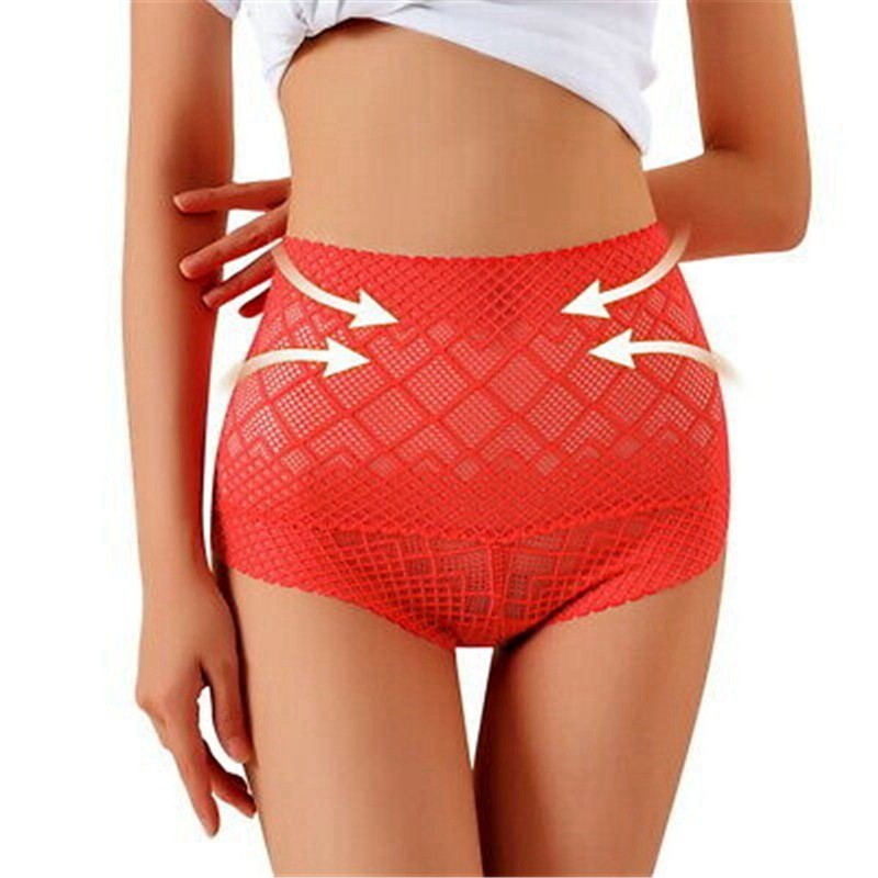 Women Sexy Push Panties Lace New Briefs Underwear Control High Waist Knickers