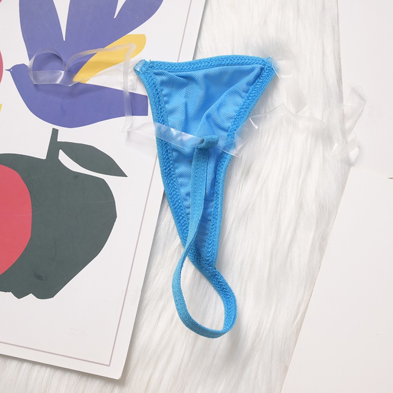 5 Pack Lot Sexy Womens G string Thongs Panties See Through Sheer Sissy Underwear