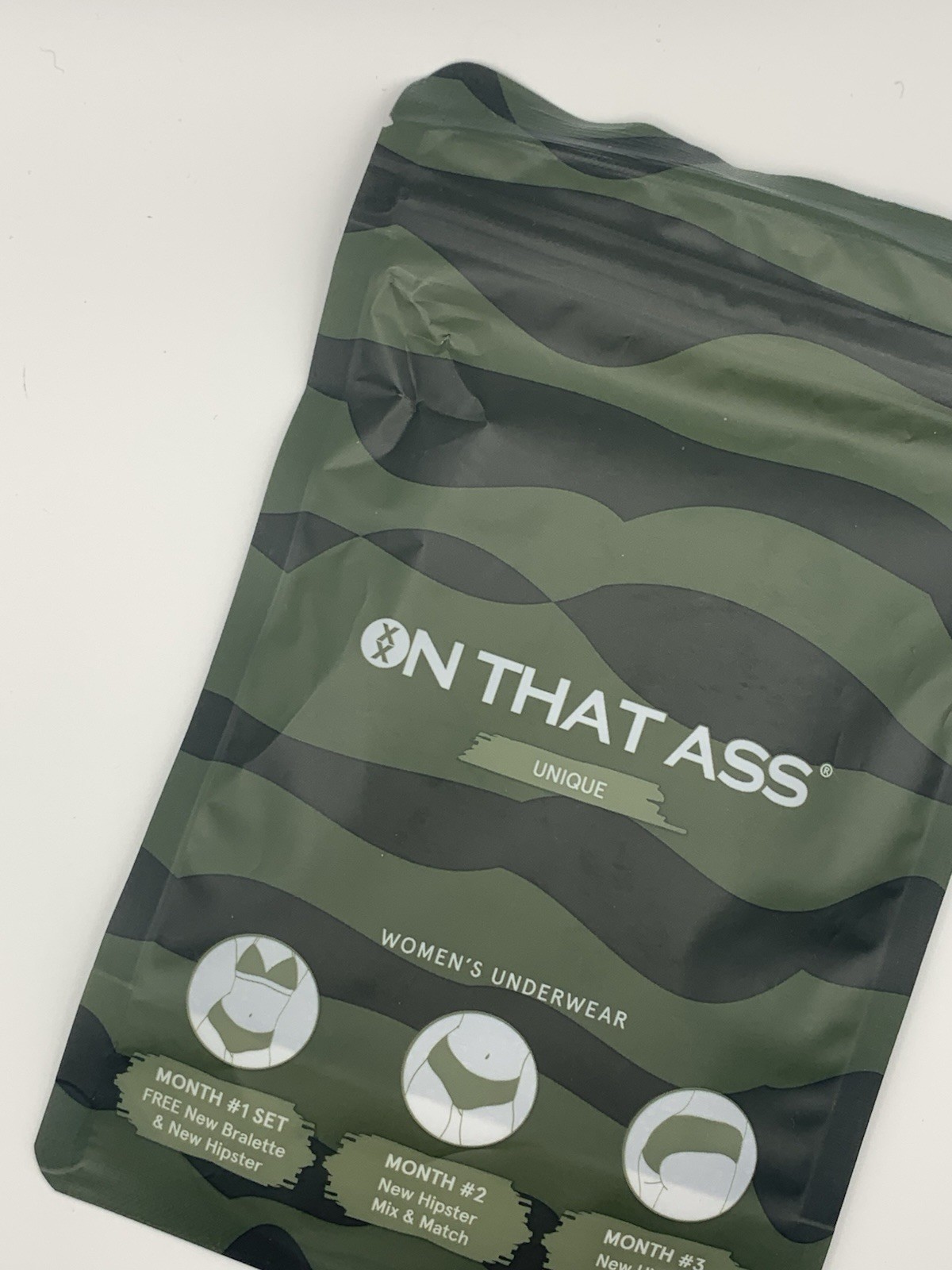 On That Ass Ladies Hipster Medium Unique New Sealed Pack Freepost