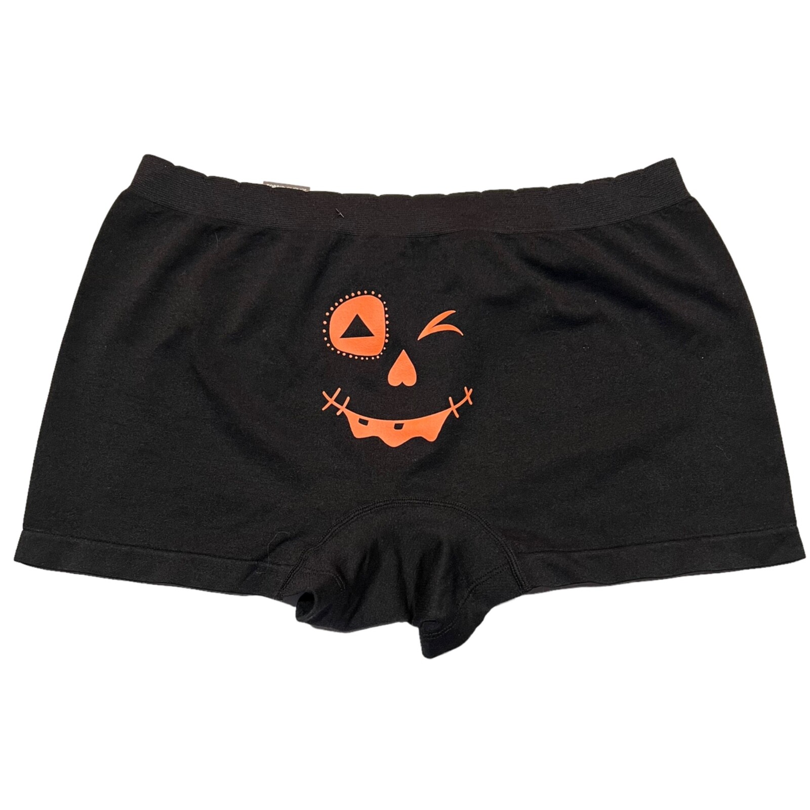 NWT TORRID Boyshort Pantie Sz 0X-1X-2X-3X-4X Halloween Black Orange