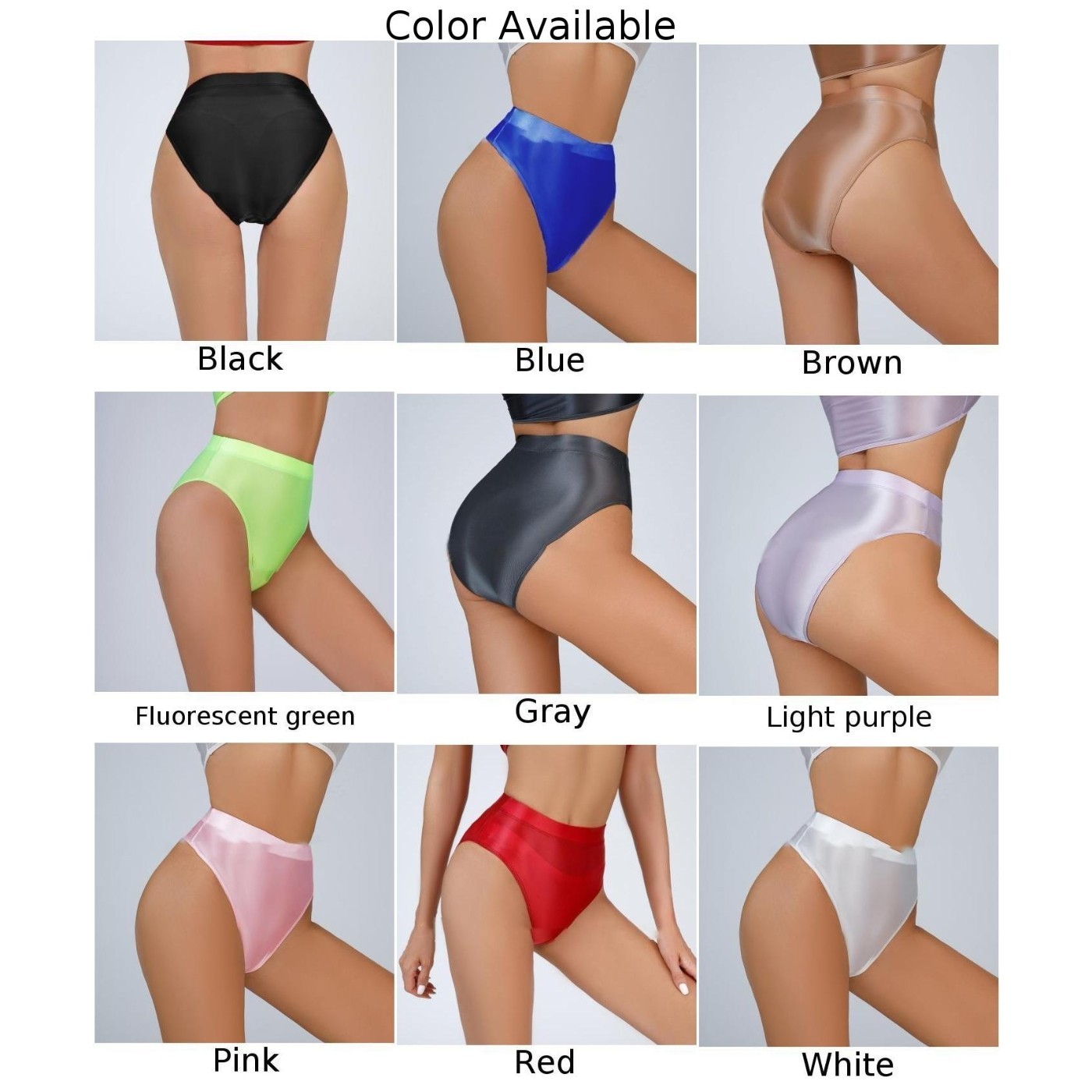 Brand New Underpants Women Shiny Panties Wet Look Knickers Women Underwear 1 Pc