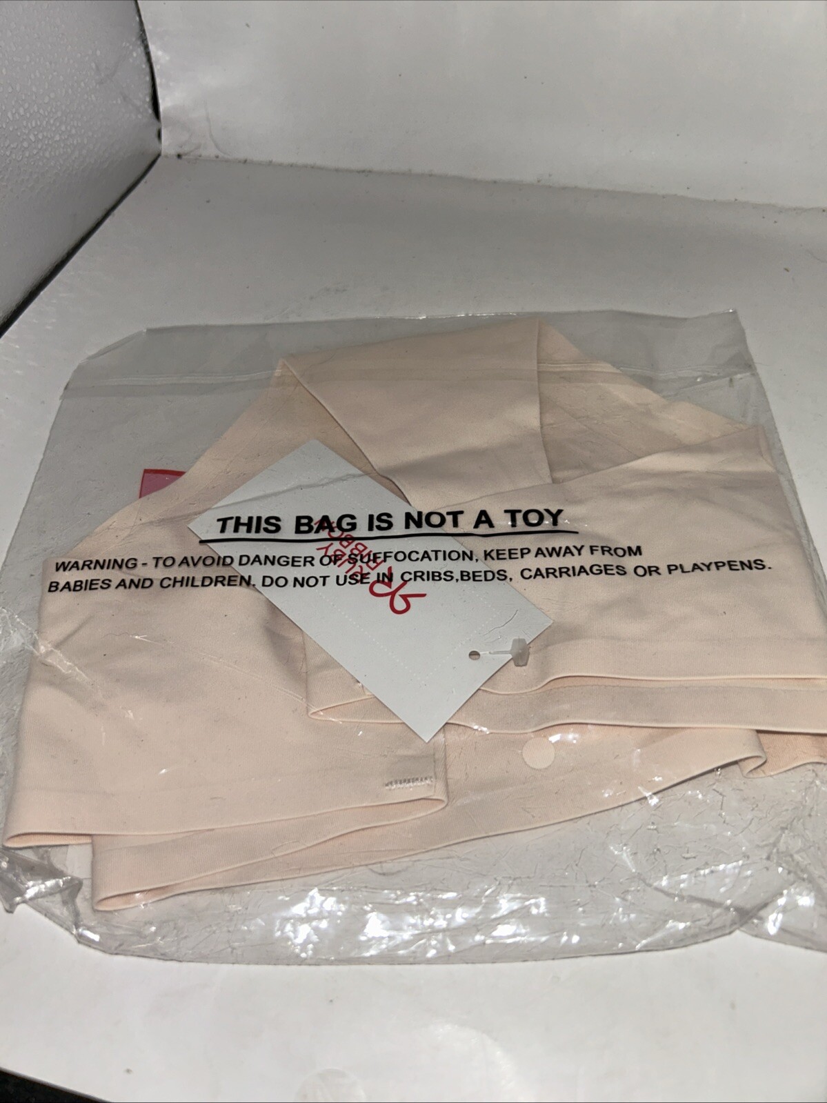 Ruby Ribbon Second Skin Thong In Color Shell. Size XXL #1463 NEW