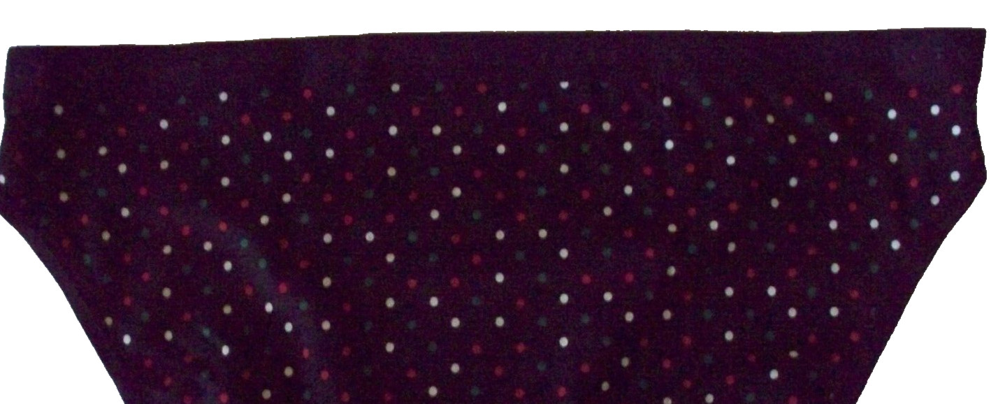 XXL Black w Red Green White Dot Stretch COTTON Victoria’s Secret BIKINI Pantie