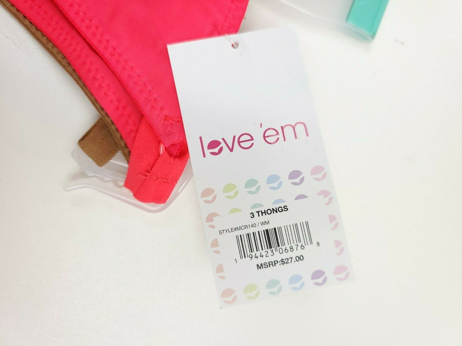 Undies.com Love ’em 3 Pack Thong Undies Size S 5