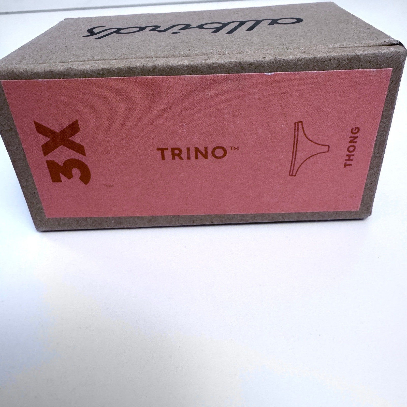Allbirds Women Trino Thong Underwear 3X Tencel Merino 1 Pair Wool Malibu
