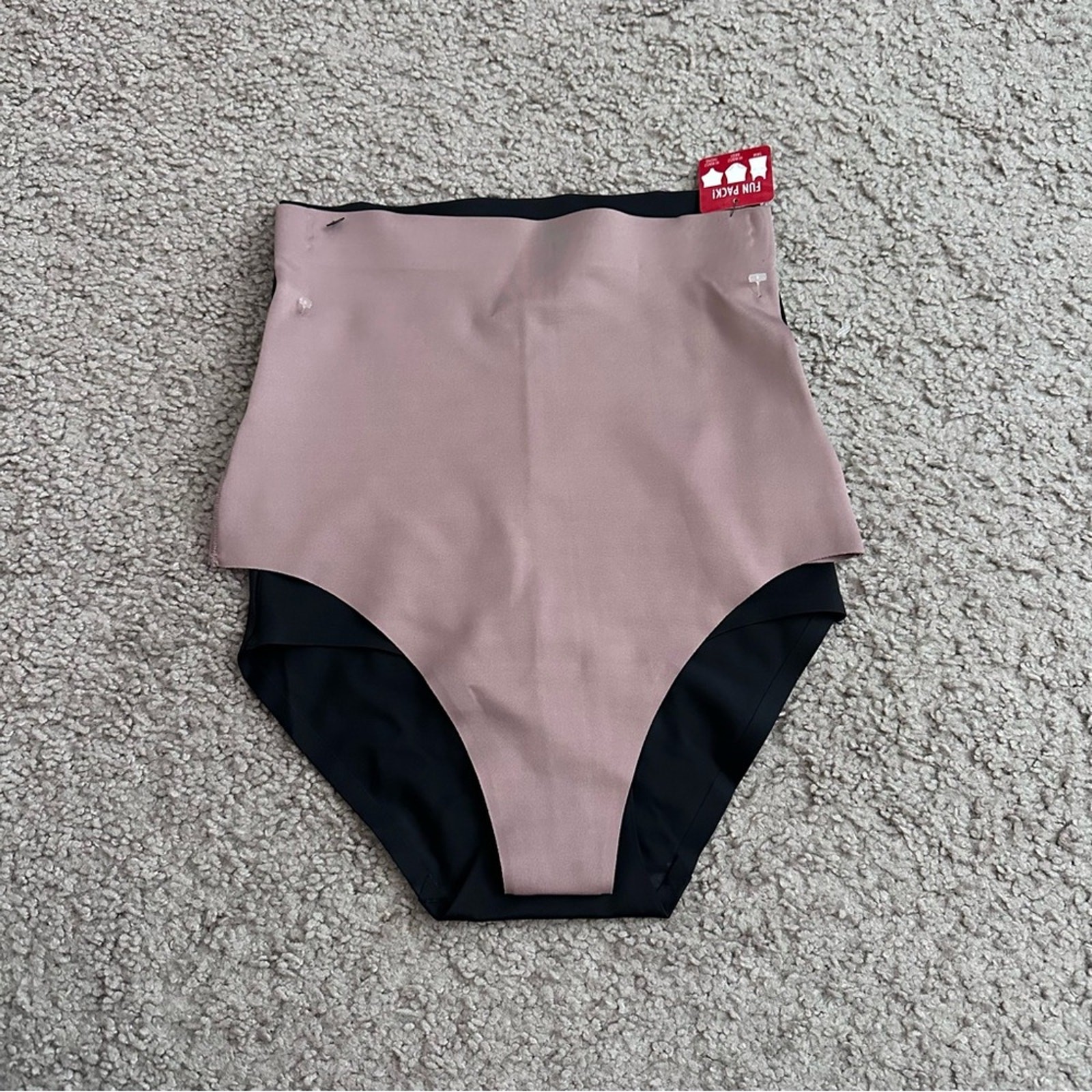 Womens Hi-Waist Brief and Hi-Waist Thong