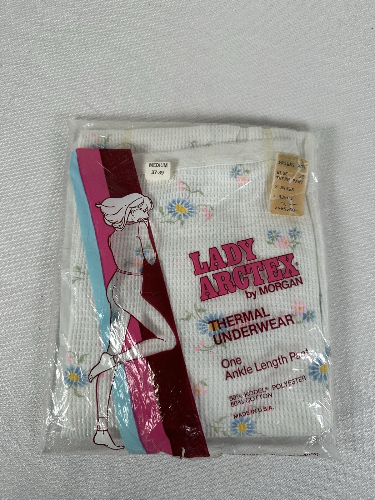 Lady Arctex By Morgan Ladies Thermal Underwear Pants USA NEW Floral Medium 37-39