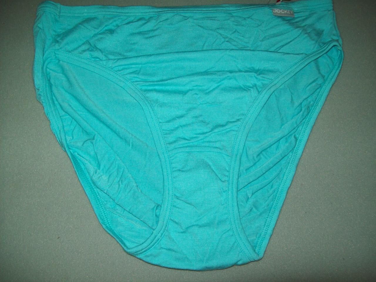 NWT JOCKEY MICRO MODAL SPANDEX FRENCH CUT HI-CUT ELANCE PANTIES 2160 463 AQUA 5