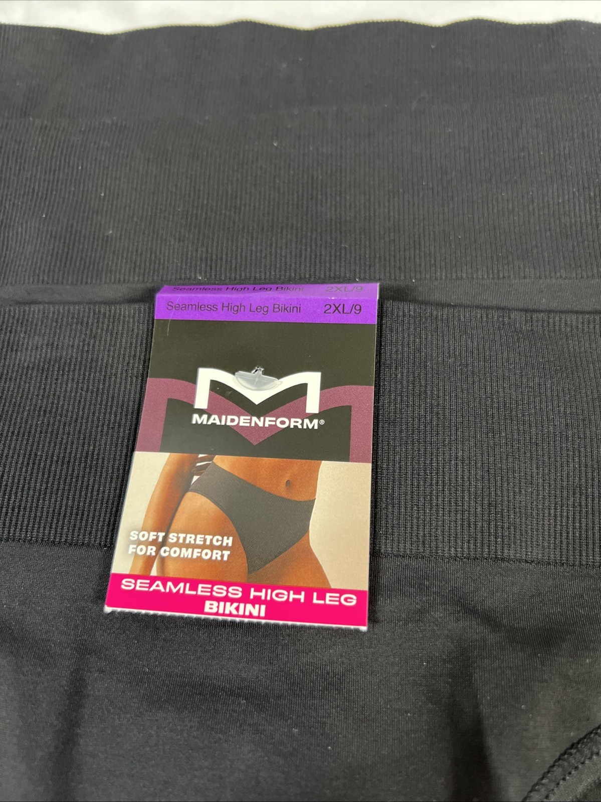 Maidenform Seamless High Leg Bikini 2XL-9. 3 Pair