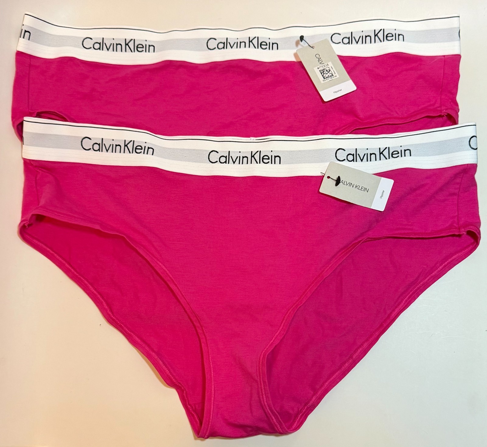 NWT 2 CK Calvin Klein Women’s Hipster Panties QF5118-670 Size 2X