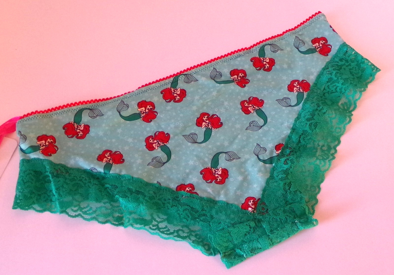 HOT TOPIC DISNEY LITTLE MERMAID ARIEL LACE UNDERWEAR ADULT SIZE MEDIUM BRAND NEW