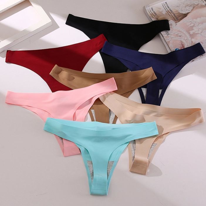 7 Pack Lot Sexy Womens Seamless Panties Thong G string Bikini Lingerie Underwear