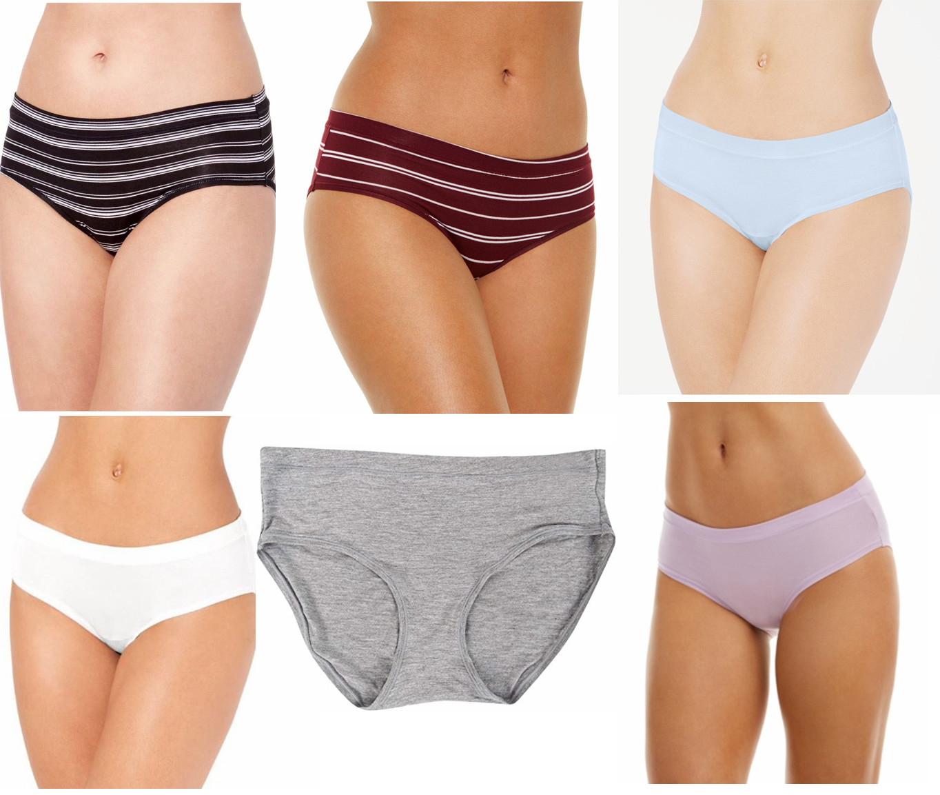 Alfani Women’s Ultra Soft Mix-and-Match Hipster Underwear XL, 2XL