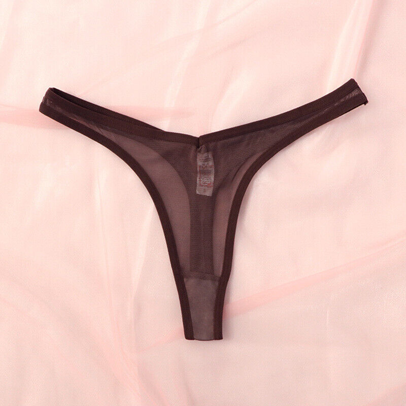 1/5 Pack Lot Womens Sheer G-string Panties Thongs See Through Briefs Underwear