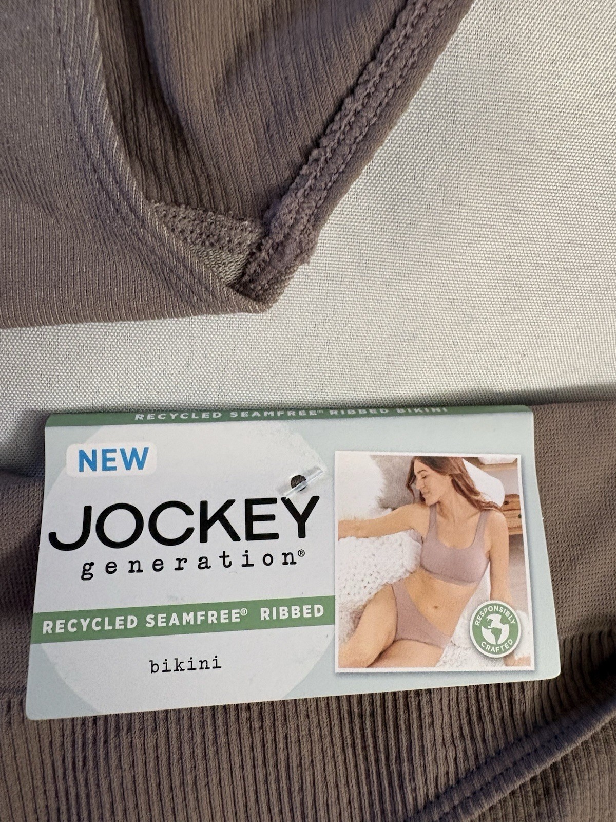 NEW Jockey Generation Seamfree Ribbed Bikini Brief Woman Underwear Small 2 Pair