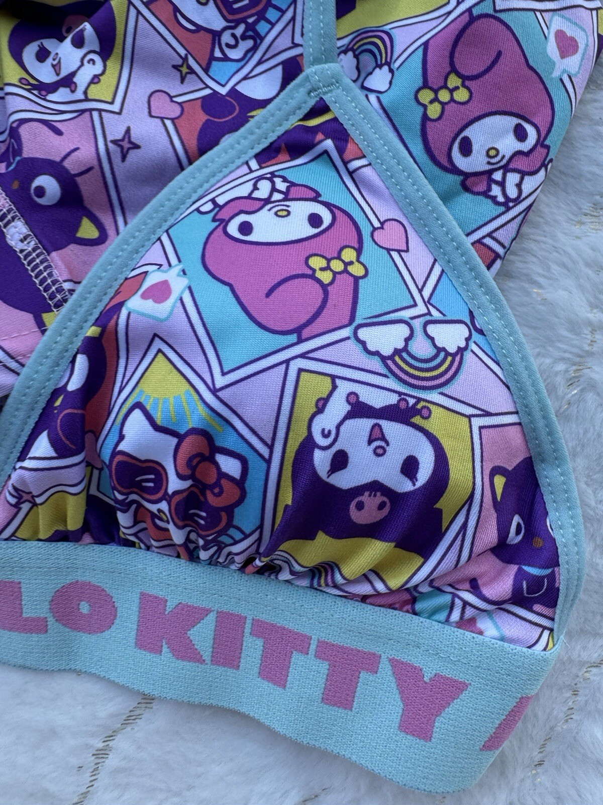 Sanrio Hello Kitty Juniors Pink bikini underwear Panties 5 Pack BRAND NEW