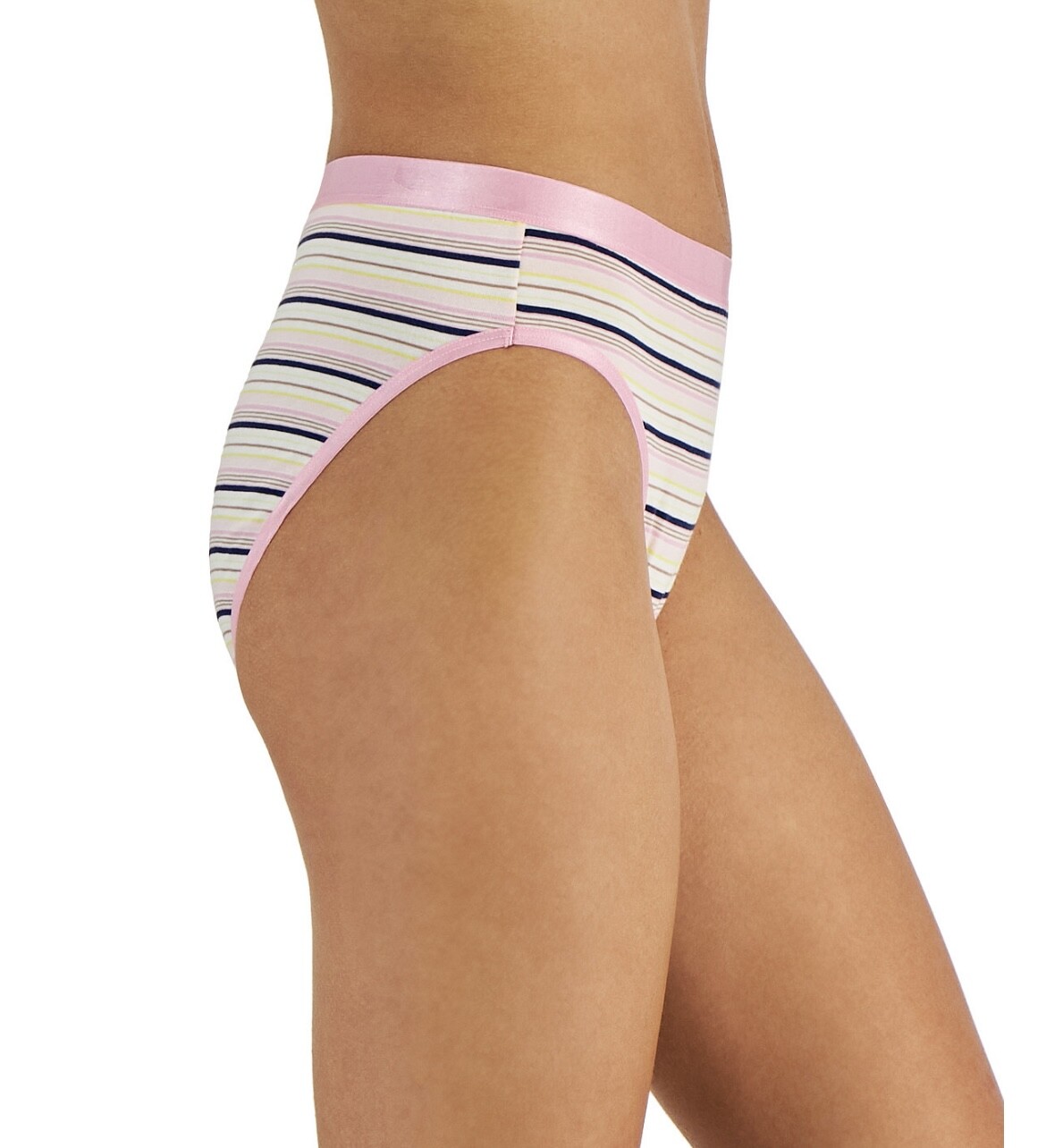 Jenni Women’s Elastic Waistband 2-Pk Hi-Cut Bikini Underwear