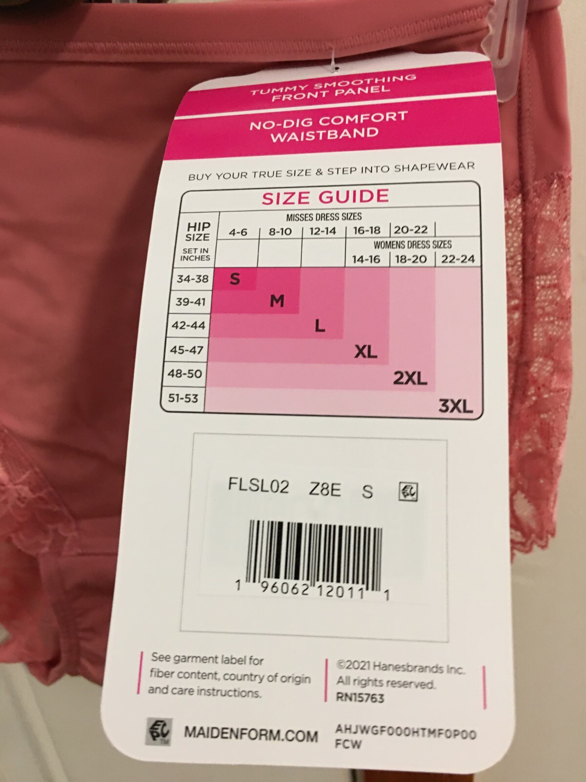 BRAND NEW WOMEN’S SIZE SMALL MAIDENFORM FLEXEES&NBSP LACE BRIEFS STYLE FLSL02