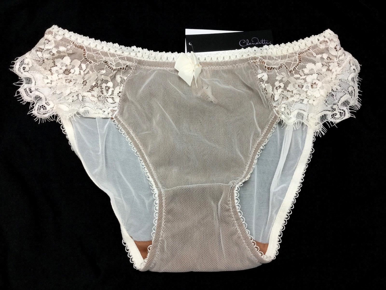 Love Claudette En Dentelle Bikini Panties Briefs Panty Hot Lingerie American Tan