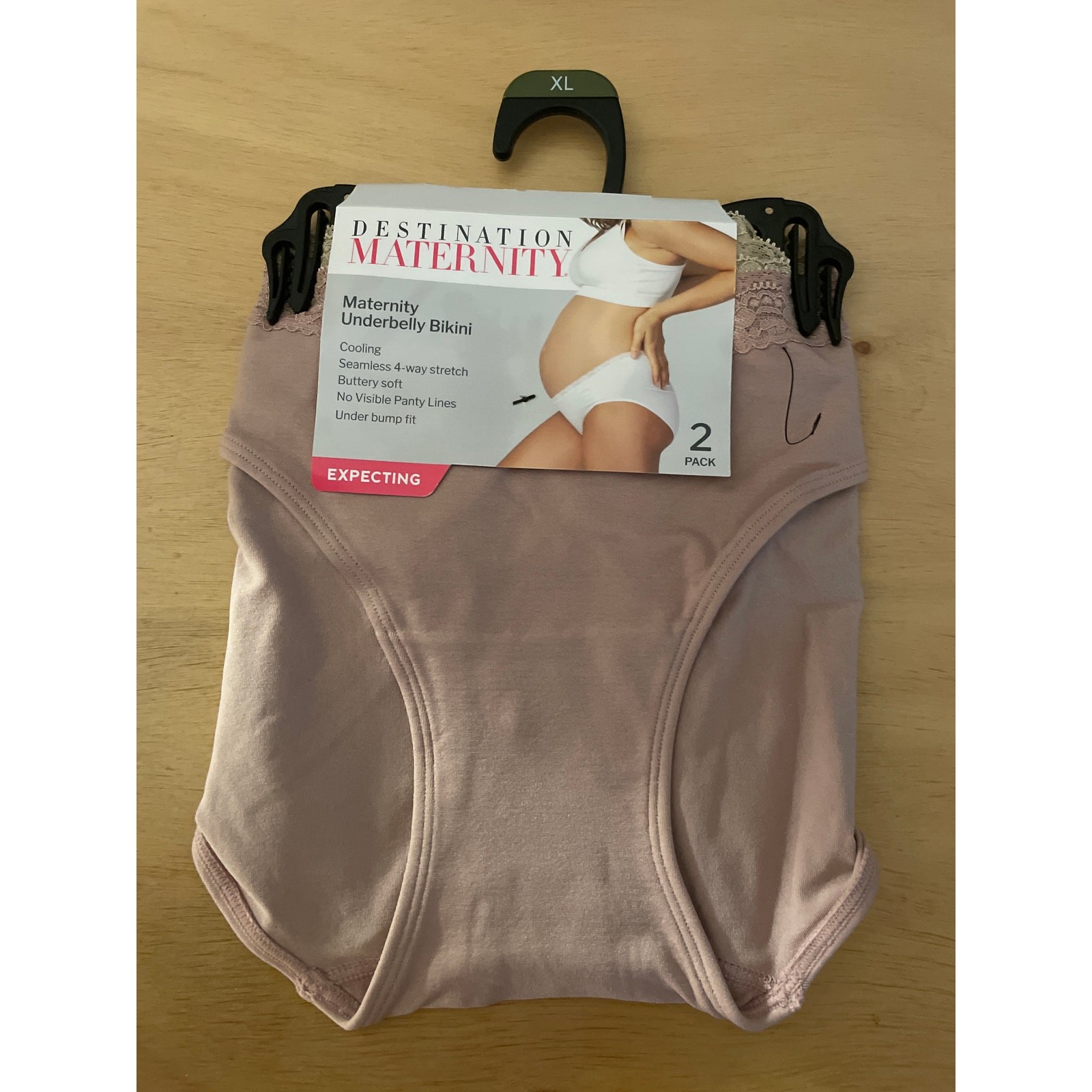 New Women’s Destination Maternity 2 Pack Maternity Underbelly Bikinis size XL