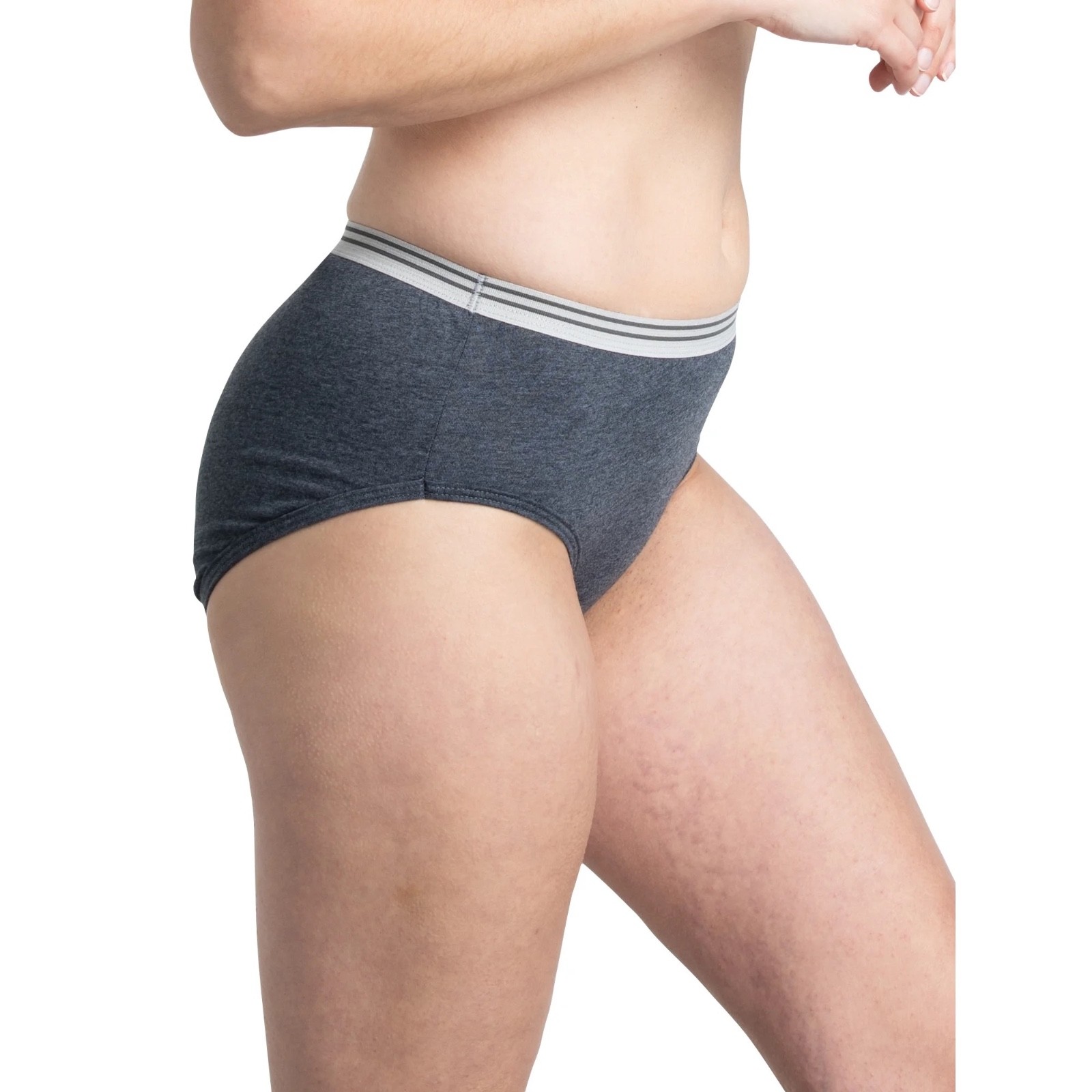 6-Pack Women’s Size 7 Large Fruit of the Loom Low Rise Briefs Underwear Assorted