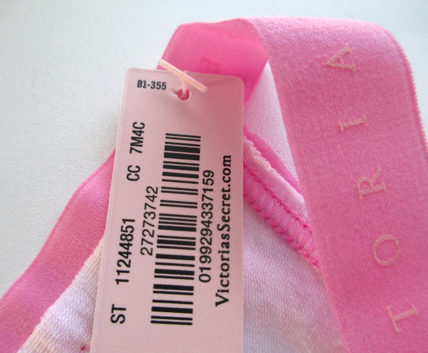 VICTORIA’S SECRET Cotton String Bikini Panty S M L XL Pink NWT Stripe VS White