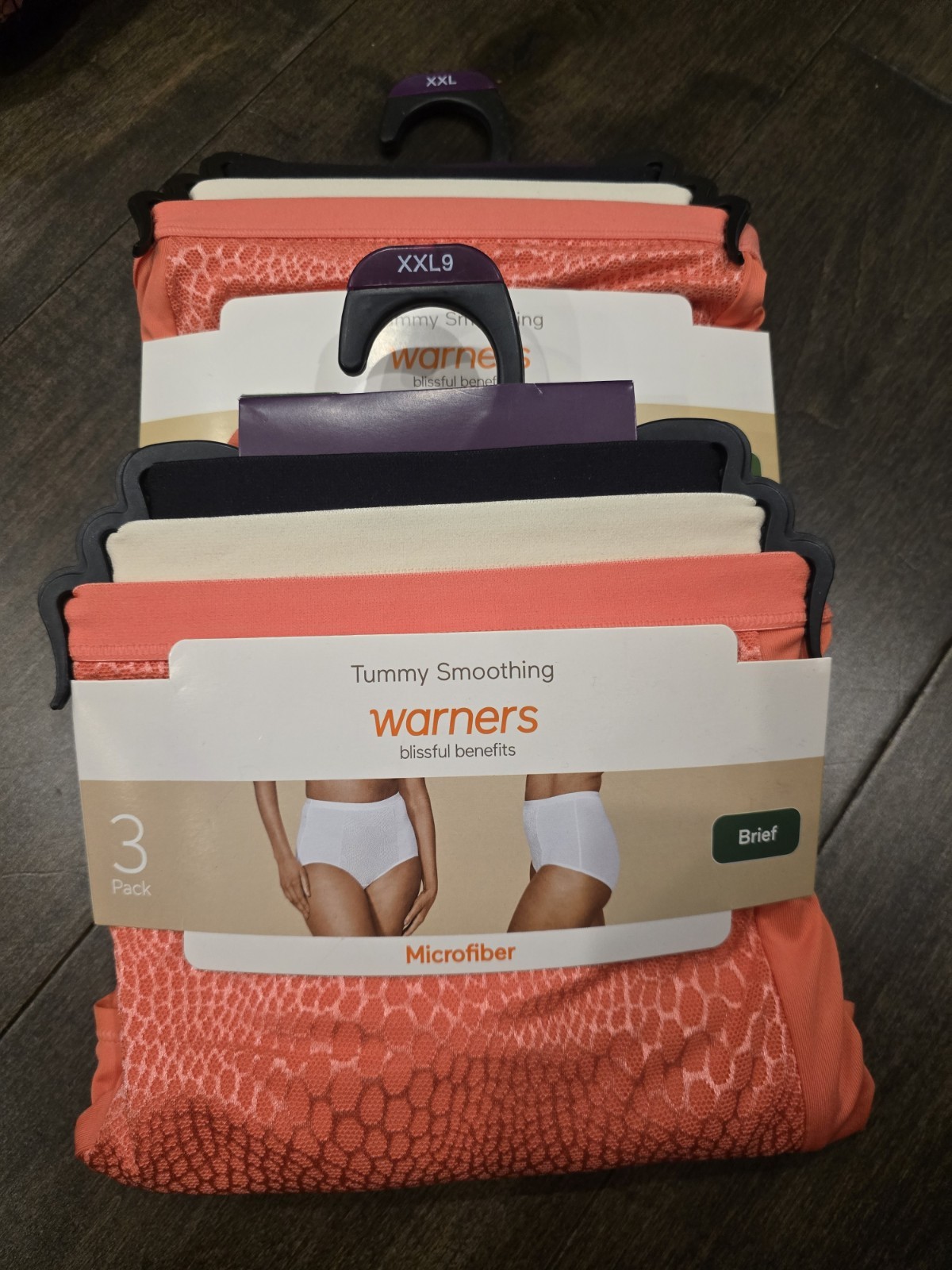 Warner’s Tummy Smoothing Brief Panties 6 Pc Lot XXL Microfiber