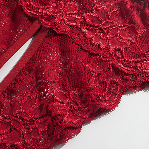 Plus Size Womens Lace Crotchles Panties Thongs G-string Lingeries Sexy Underwear