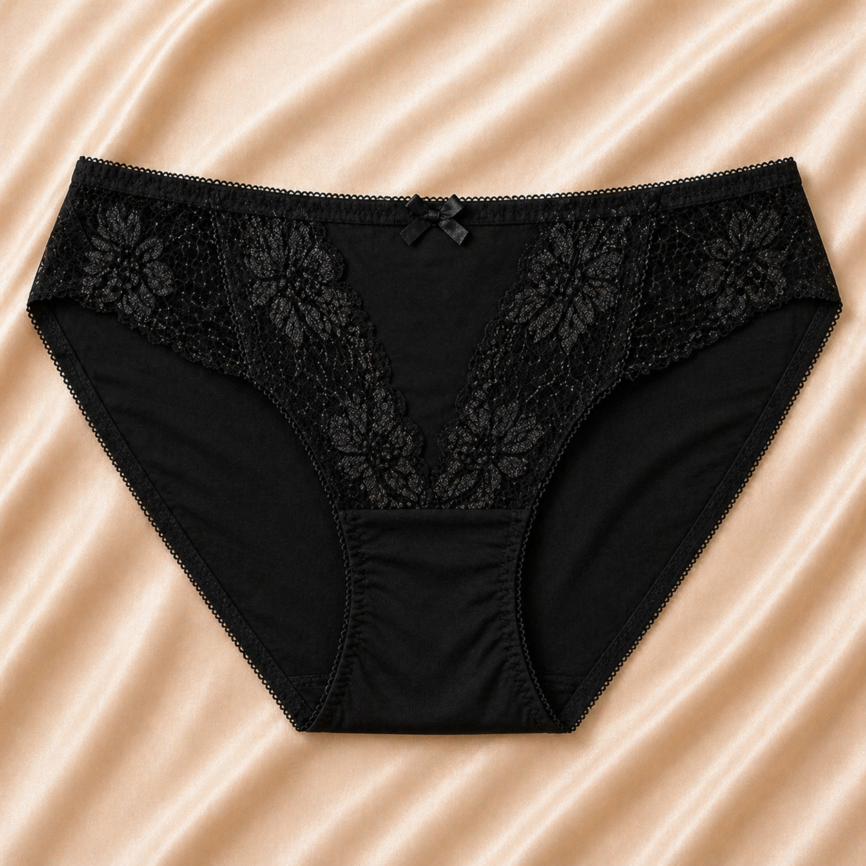 3 Pack Size XL Women Lace Panties Set Sexy Bikini Underwear Lingerie Multi-Color